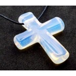 Opalite Gemstone Cross Pendant